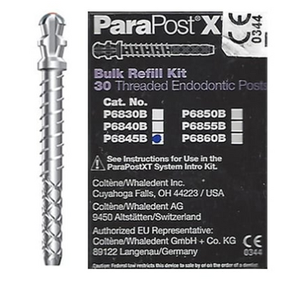 ParaPost XT Endodontic Posts, Titanium, # 4.5, Blue, 10/Pk, P6845