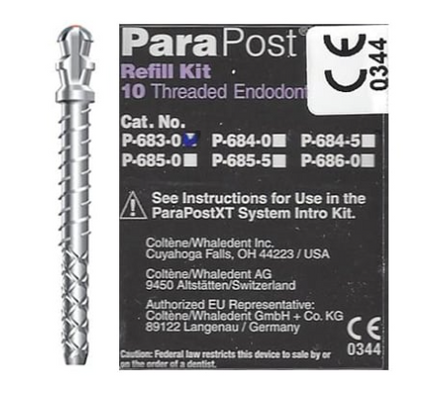 ParaPost XT Endodontic Posts, Titanium, # 3, Brown, 10/Pk, P6830