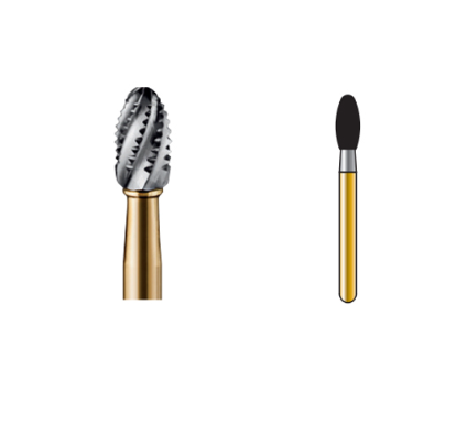 Alpen Speedster Crown & Bridge Prep Burs, FG, Football, # 379-023, 2.3 mm, 5/Pk, RCB379023