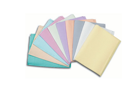 Bib 3-Ply 18X13 Aqua, 500/Cs, WPXAAQ