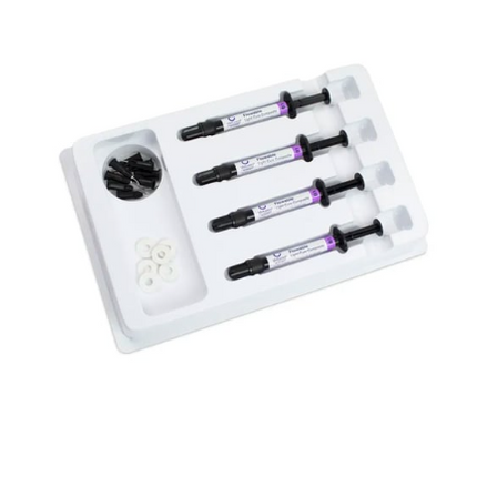Virtuoso Flowable Hybrid Resin Composite, Light-Cure, Syringe Refill Kit, 1 g, B1, 4/Pk