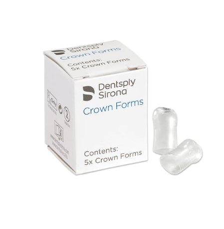 Strip Off Transparent Crown Forms, Left Lateral, Medium, 6.75 mm, C2, 5/Pk