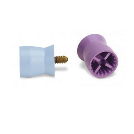 Young Webbed Screw Type Prophy Cup, Petite Latex Free, Soft, Purple, economy, 054605