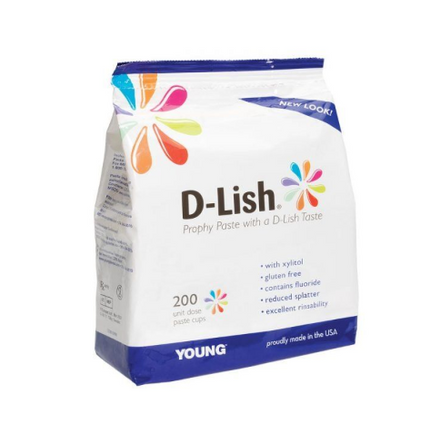 Young - D-Lish Prophy Paste Coarse Cherry 200/Bx