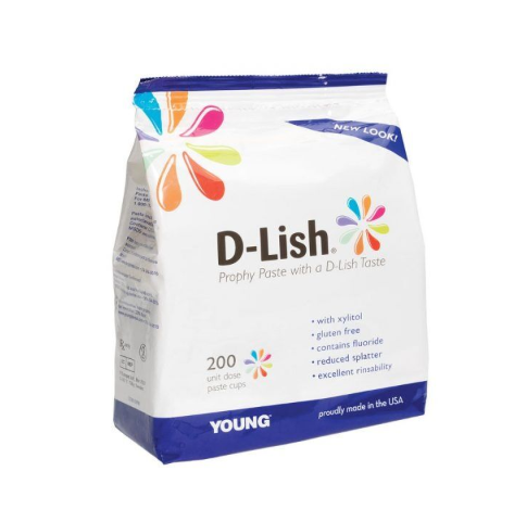 Young - D-Lish Prophy Paste Coarse Cherry 200/Bx