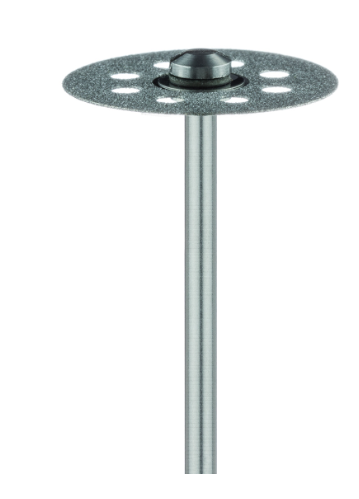 Diamond Discs, Flexible Perforated Double Sided, Unmounted, # 932, 19 mm, Fine, Red, 1/Pk, 932DF-190-UNM