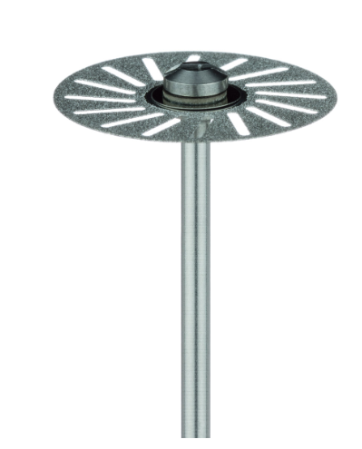 Diamond Discs, Super Flexible Perforated Double Sided, HP, # 947, 22 mm, Fine, Red, 1/Pk, 947DF-220-HP