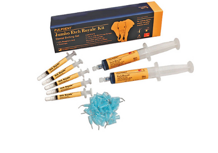 Etch Royale Dental Etching Gel, 37% Phosphoric Acid, Jumbo Syringe Kit, 25 ml, Dark Blue, 2/Pk, ER50
