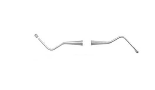 Nordent - Lucas #85 (Medium) Double End Surgical Curette, 2.7mm Wide Spoons