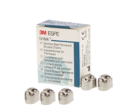 Unitek Crowns SS 2nd Perm Bic LR2 900642 5/Bx